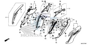 CB650FAJ CB650F 2ED drawing SHROUD (2)