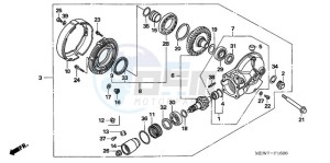 NT700VAA UK - (E / ABS MKH) drawing FINAL DRIVEN GEAR