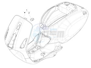 Sprint 125 4T 3V ie drawing Frame/bodywork