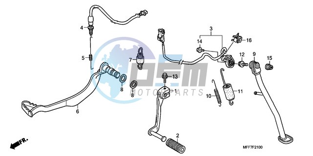 PEDAL/SIDE STAND