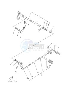 MTN-320-A MT-03 ABS (B084) drawing SHIFT SHAFT