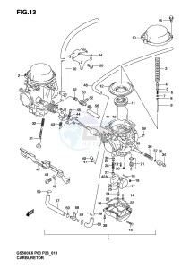 GS500 (P3) drawing CARBURETOR (MODEL K3)