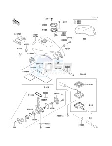 ZG 1000 A [CONCOURS] (A6F) A6F drawing FUEL TANK