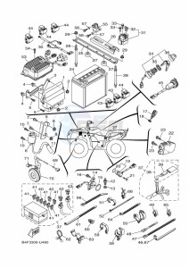 YFM700FWAD YFM70GPHK (B4FJ) drawing ELECTRICAL 1