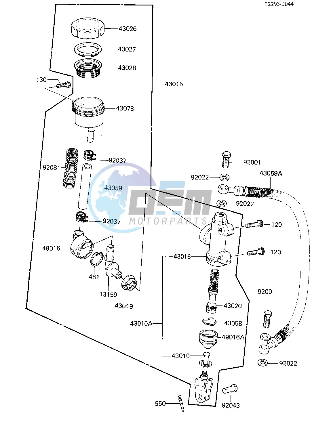 REAR MASTER CYLINDER