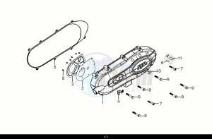 SYMPHONY ST 50 (XL05W1-EU) (E5) (M1) drawing L. CRANK CASE COVER