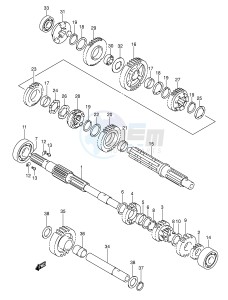 LT-F400 (E24) drawing TRANSMISSION (1)