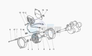 California 1100 Jackal Jackal drawing Generator - regulator