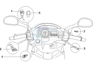 Runner 125 VX 4t Race e3 (UK) UK drawing Selectors - Switches - Buttons