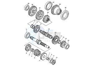 XVS DRAG STAR 1100 drawing TRANSMISSION