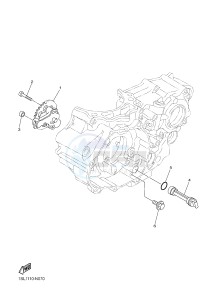 YZ450F (B115 B116 B117) drawing OIL PUMP