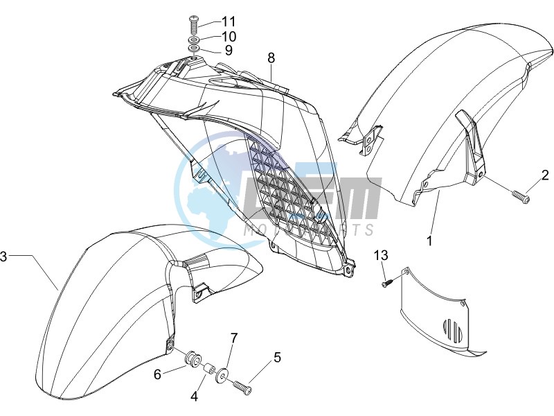 Wheel housing - Mudguard