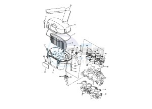 FZ6-S FAZER 600 drawing INTAKE