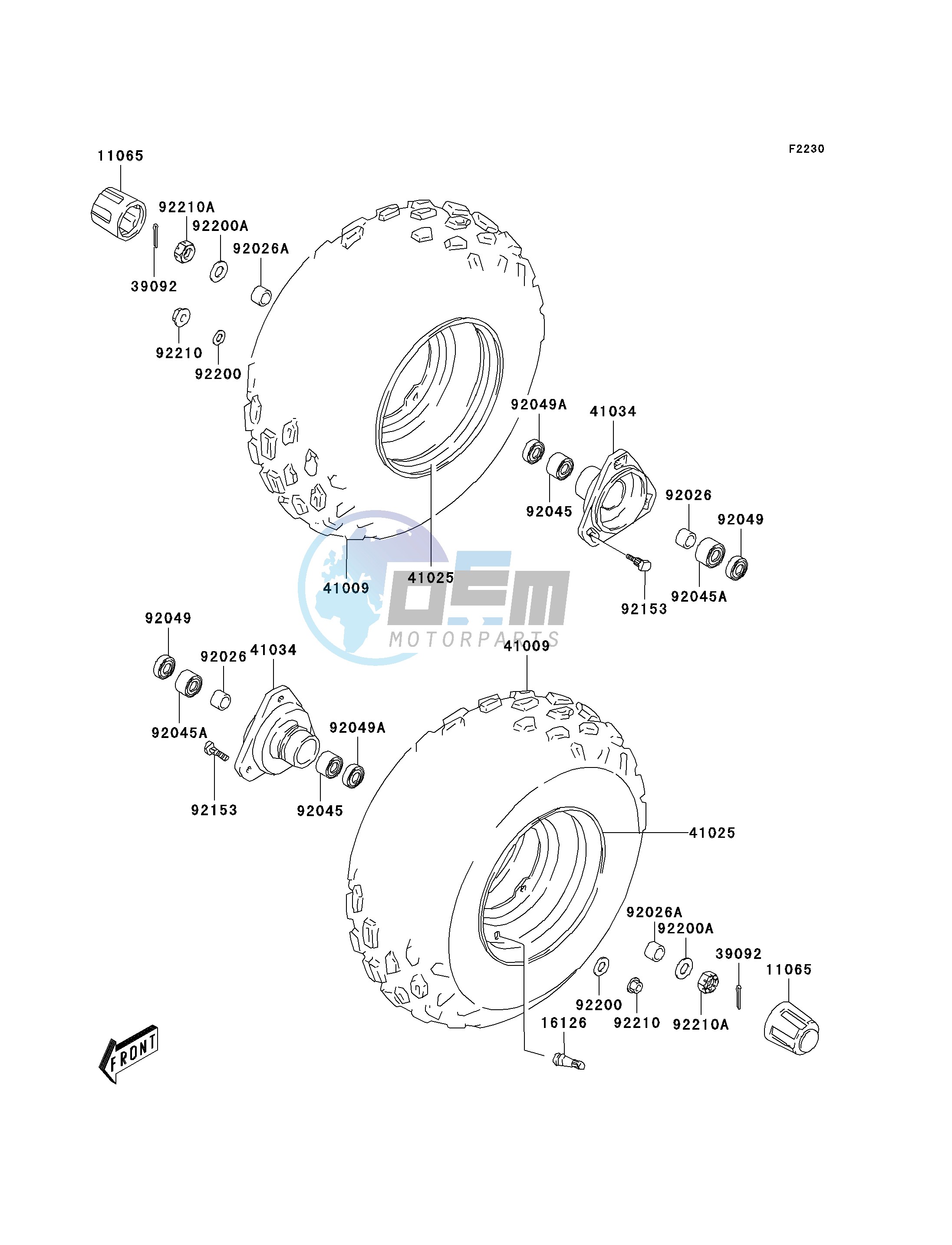 FRONT HUB