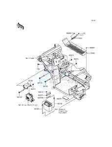 MULE 610 4x4 KAF400AGF EU drawing Engine Mount