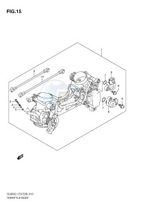 DL650 (E3) V-Strom drawing THROTTLE BODY (DL650AL1 E28)