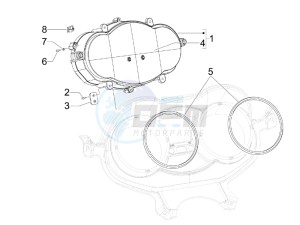 X Evo 400 Euro 3 drawing Meter combination - Cruscotto