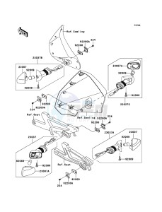 KLE500 KLE500-B1P GB XX (EU ME A(FRICA) drawing Turn Signals