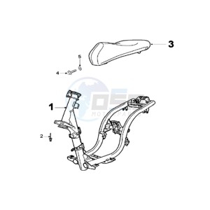 LUDIX 10 V ONE drawing FRAME AND SADDLE