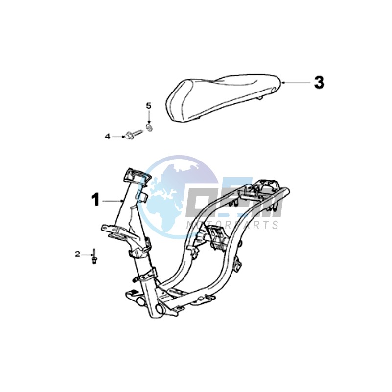 FRAME AND SADDLE