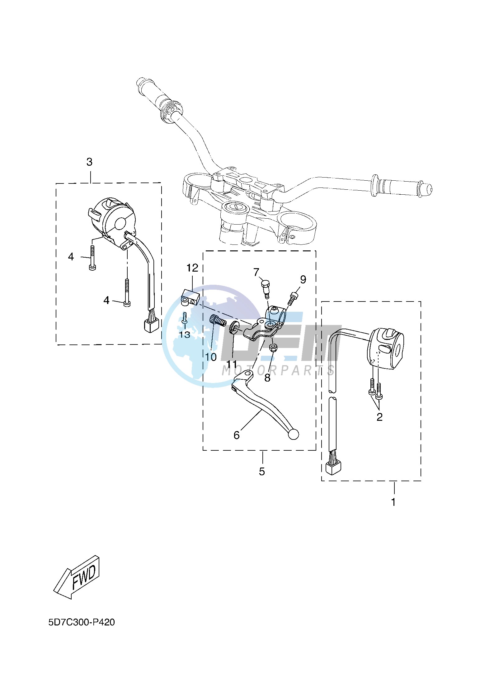 HANDLE SWITCH & LEVER