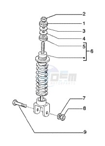 Runner 125 FX 2t drawing Rear Damper