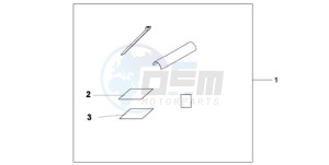 VT750C2F9 Australia - (U / KMH MME) drawing CHROME DRIVE SHAFT COVER