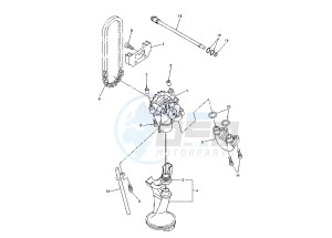 FZ6 NS 600 drawing OIL PUMP