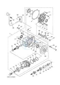 YXM700ES YXM70VPSF VIKING (1XPX) drawing DRIVE SHAFT