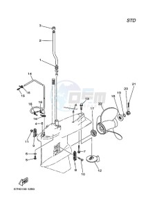 150FETOX drawing PROPELLER-HOUSING-AND-TRANSMISSION-2