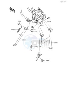 EX 305 B [GPZ 305] (B1) [GPZ 305] drawing STANDS