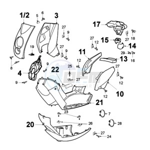 LUDIX 14 EP 2T EU drawing COWLING