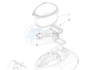 LXV 150 (NAFTA) drawing Helmet huosing - Undersaddle