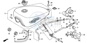 VT600C drawing FUEL TANK (1)