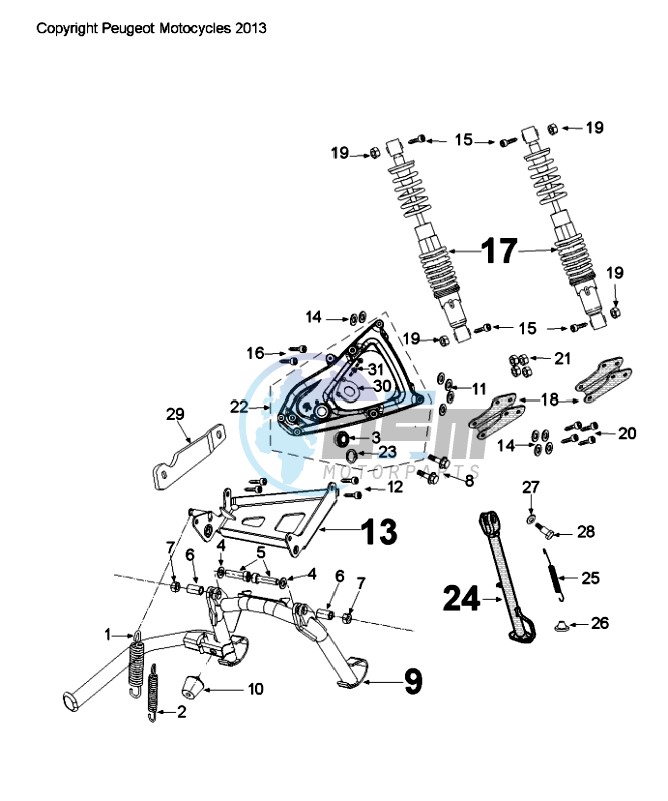 SUSPENSION AND STAND