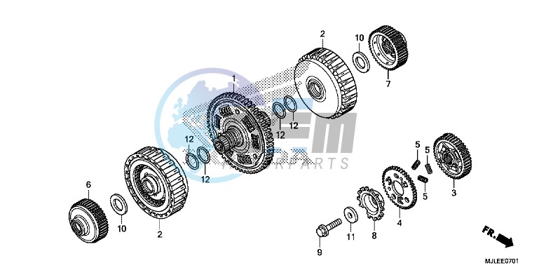 CLUTCH (NC700SD/ 750SD)