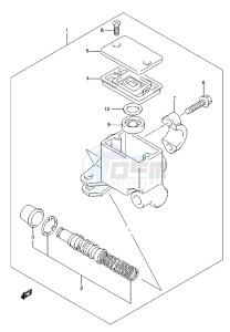 LT-A750X drawing FRONT MASTER CYLINDER