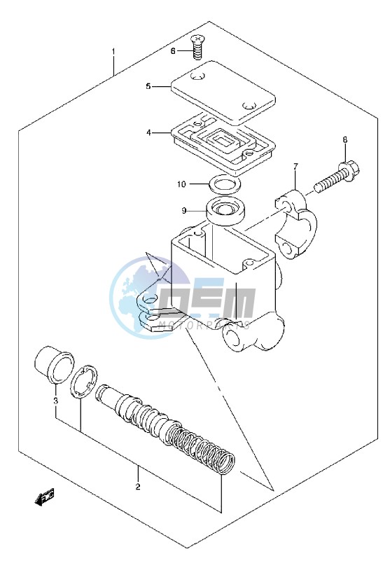 FRONT MASTER CYLINDER