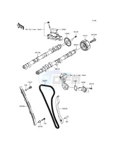 1400GTR ABS ZG1400EFF FR GB XX (EU ME A(FRICA) drawing Camshaft(s)/Tensioner