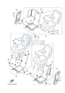 YXM700E YXM70VPXJ VIKING EPS (B5F3) drawing SEAT