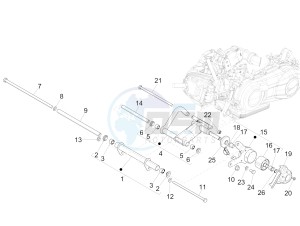 946 ARMANI 150 4T 3V ABS E3 (APAC) drawing Swinging arm