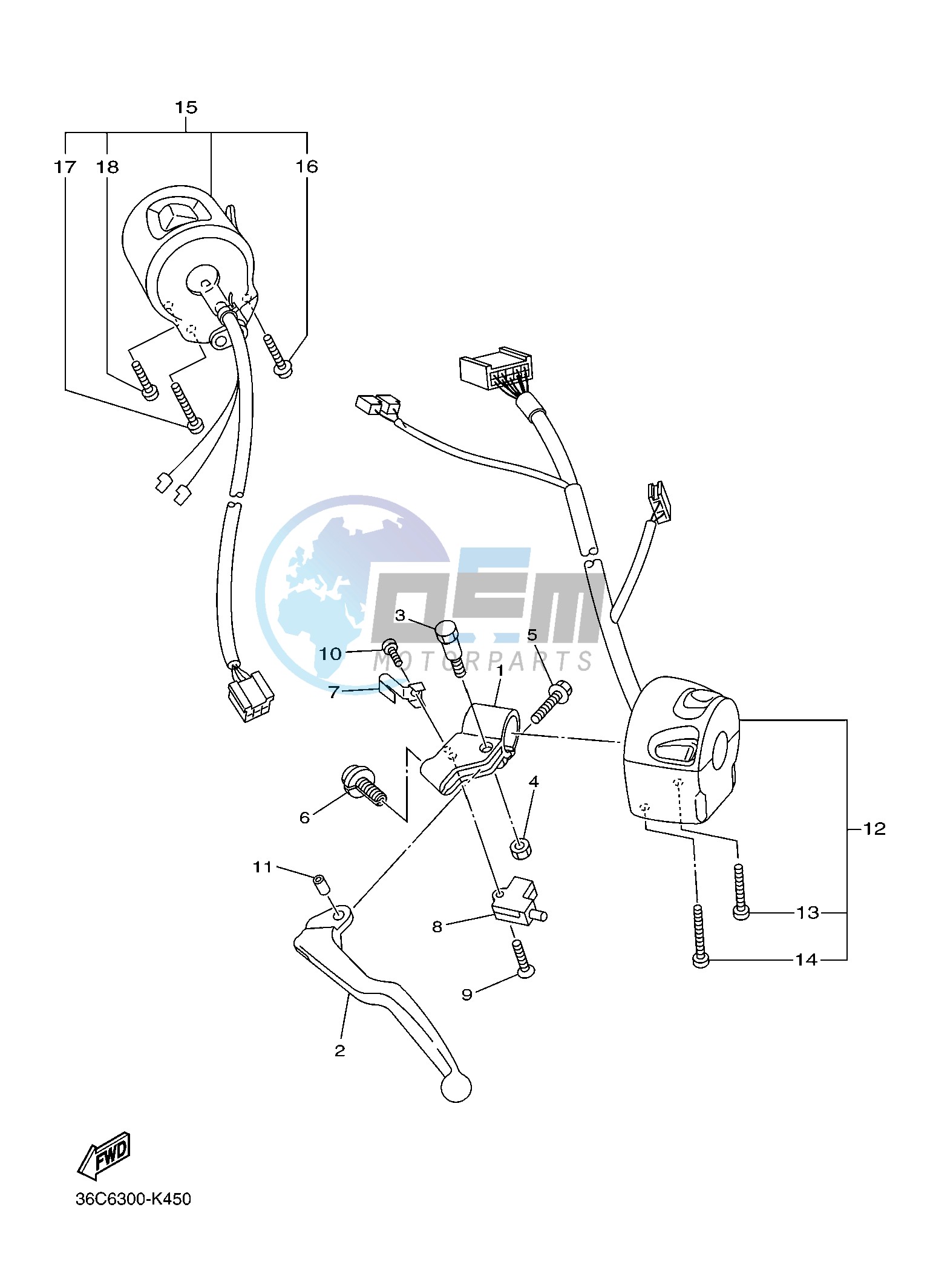 HANDLE SWITCH & LEVER