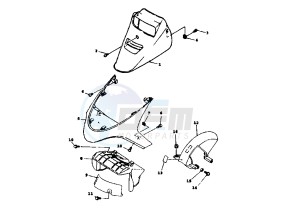 XC CYGNUS R 125 drawing FENDER