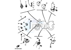 TRX 850 drawing ELECTRICAL DEVICES