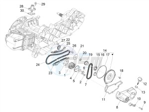 SPRINT 50 4T-3V E4 (EMEA) drawing Oil pump