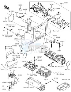 JET SKI ULTRA 310LX JT1500MHF EU drawing Fuel Injection