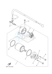 YFM700FWAD YFM70GPLG GRIZZLY EPS SE (B318) drawing STARTING MOTOR