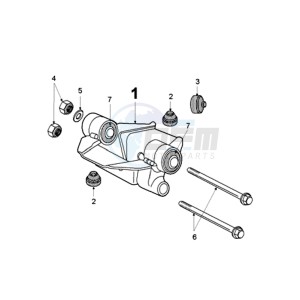 FOX LNA 2 drawing ENGINE BRACKET