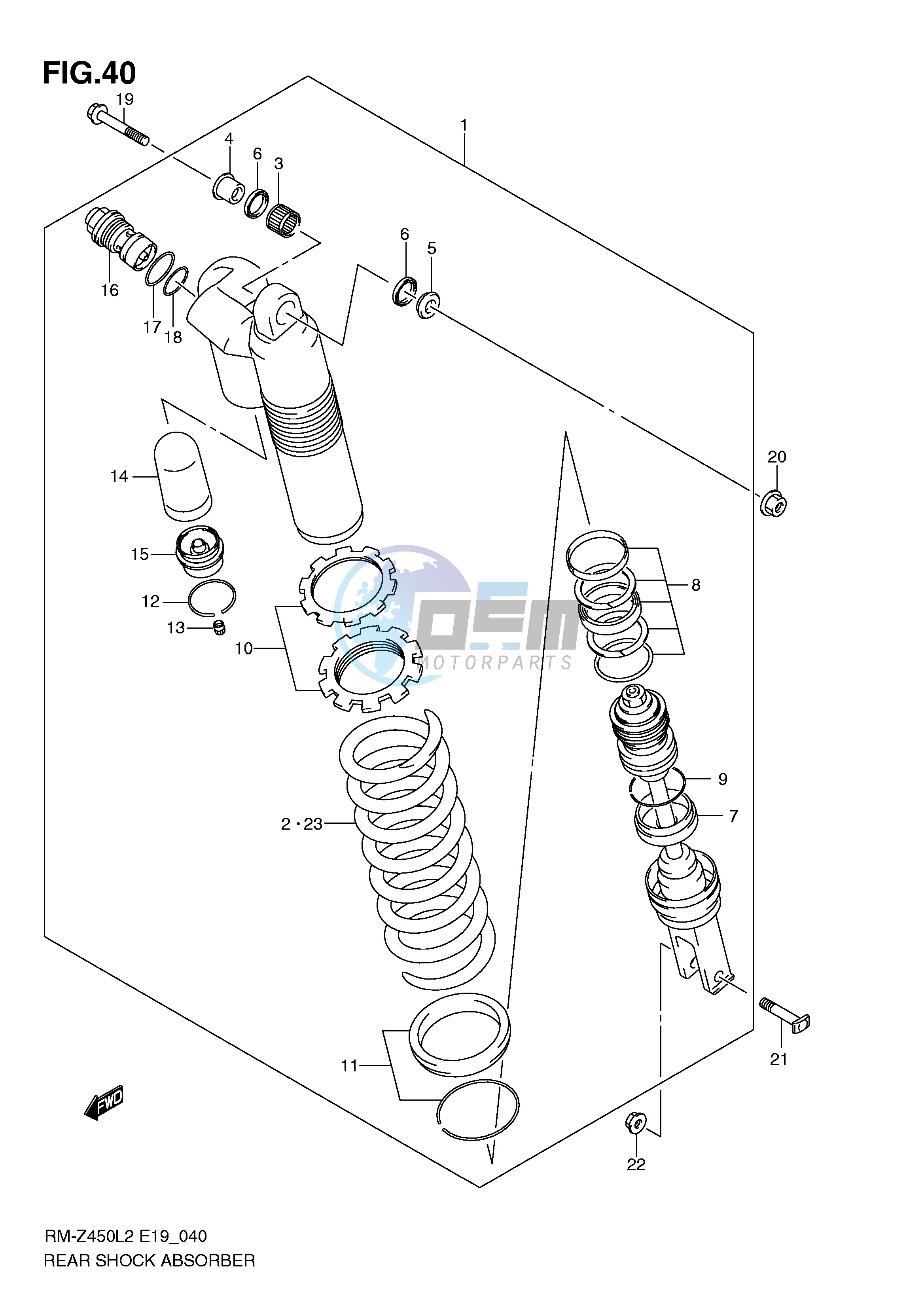 REAR SHOCK ABSORBER