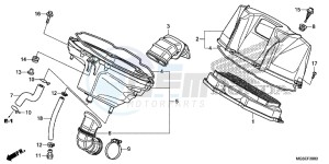 NC700SDD NC700S Dual Cluth ABS 2ED drawing AIR CLEANER